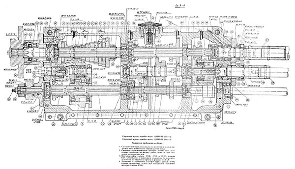Коробка подач токарно-гвинторізного верстата 1К62